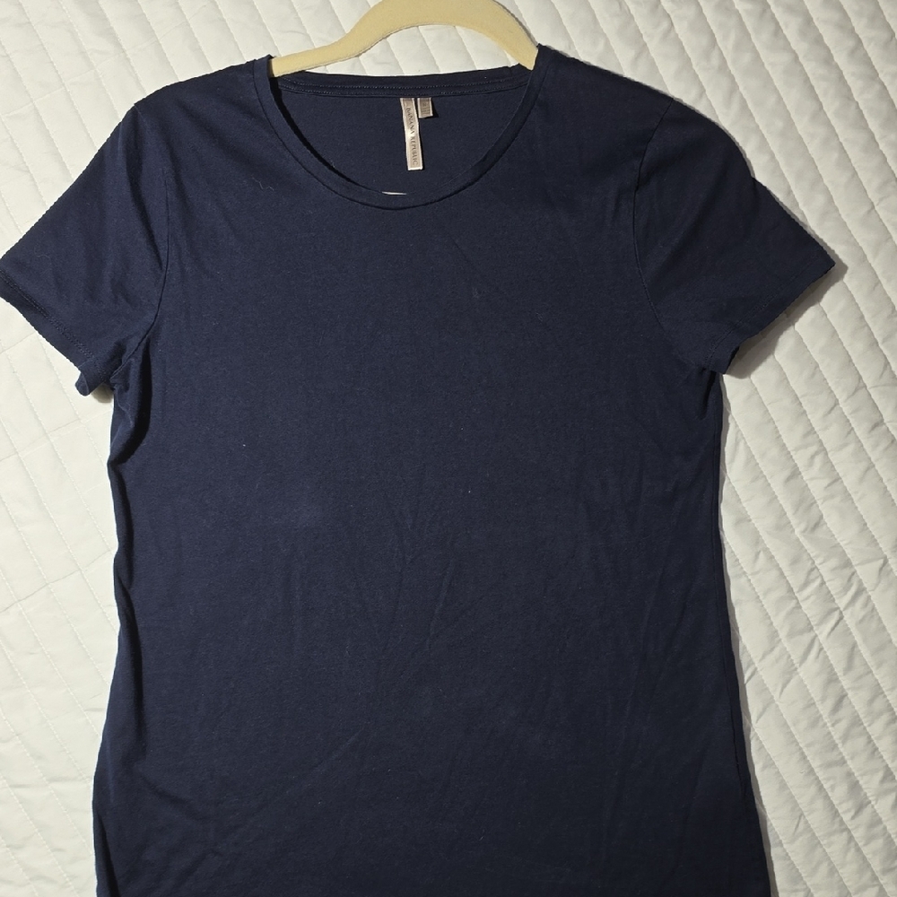 Banana Republic Blue Fitted Short Sleeve T-Shirt